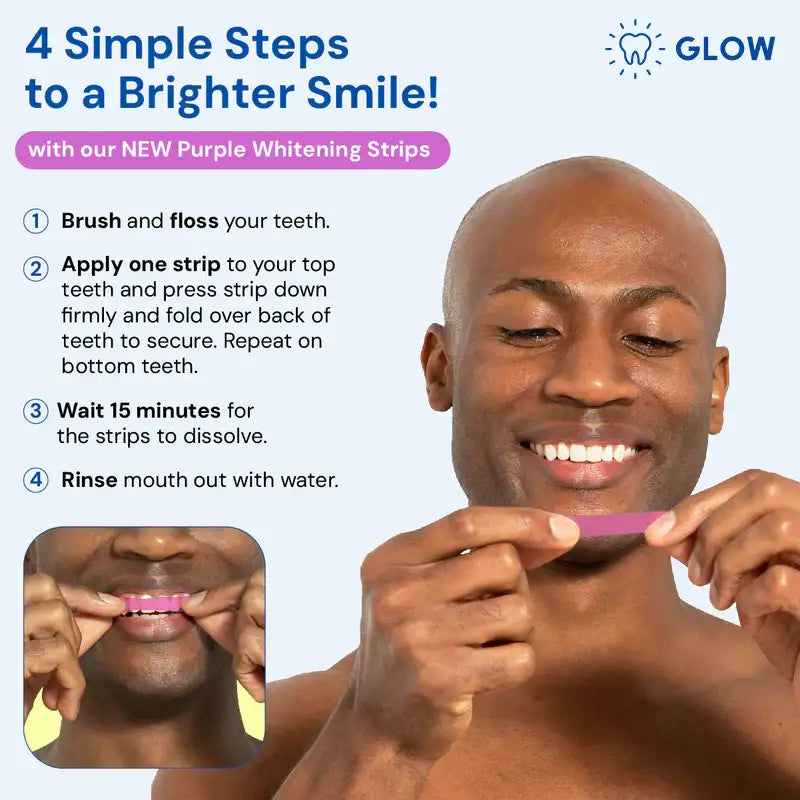 GLOW™ Dissolving Teeth Whitening Strips