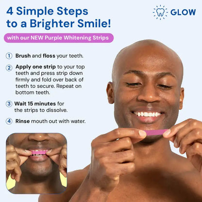 GLOW™ Dissolving Teeth Whitening Strips