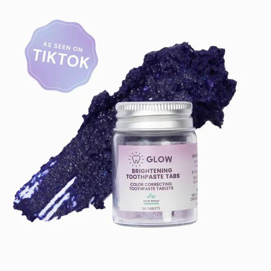 GLOW™ Purple Whitening Toothpaste Tablets