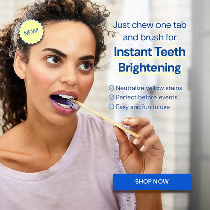 GLOW™ Purple Whitening Toothpaste Tablets